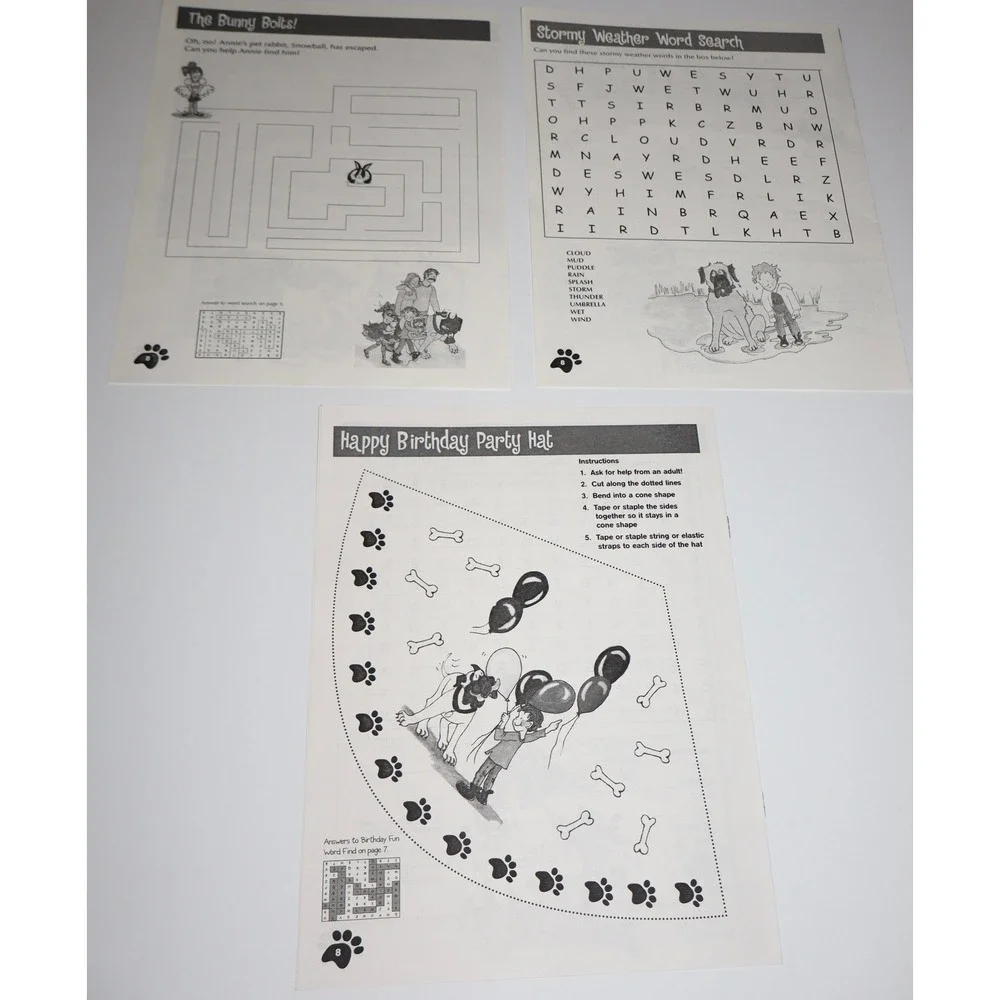 Henry and Mudge Classroom Fan Club Newsletter Activity Lot Vintage